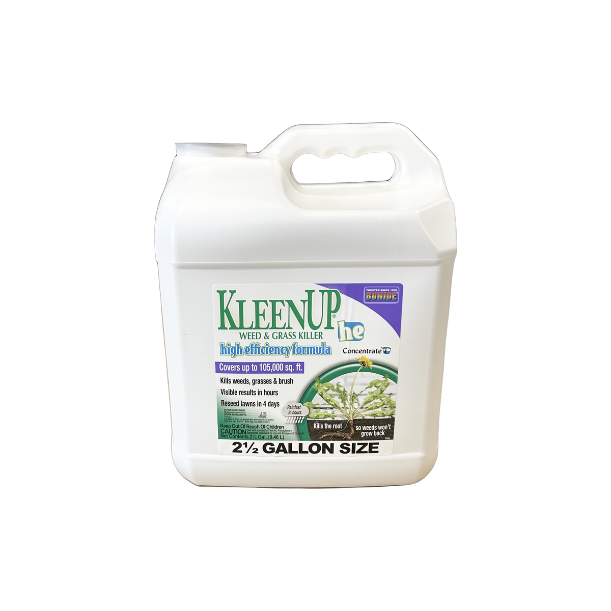Bonide KleenUp Weed & Grass Killer, High Efficiency Formula, 2.5 Gallo