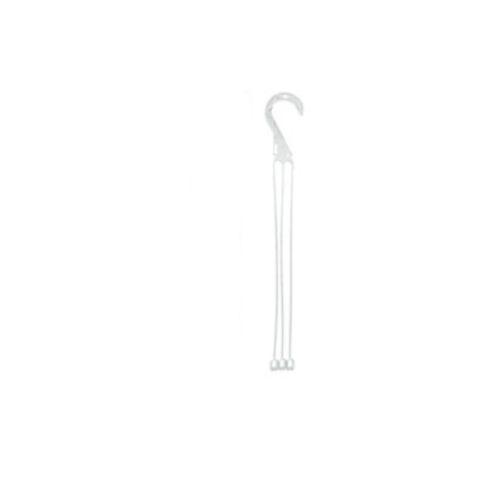 Plastic Hanger, White Replacement Hangers for Hanging Baskets, (Qty. 5