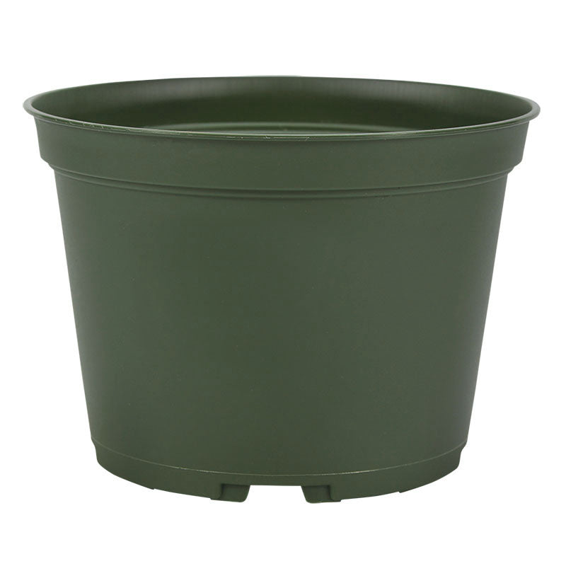 6 inch Flower Pot (Qty. 40), Nursery Container, Greenhouse Azalea Pots, Green 6