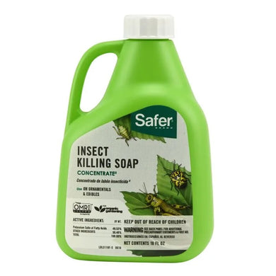 Safer insect killing soap, 16 oz. Concentrate, OMRI listed, Safer Brand Soap