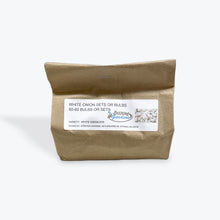 Onion Sets, Bulbs, White Onions, 60-80 Sets or Bulbs, 12 oz Pack Onion