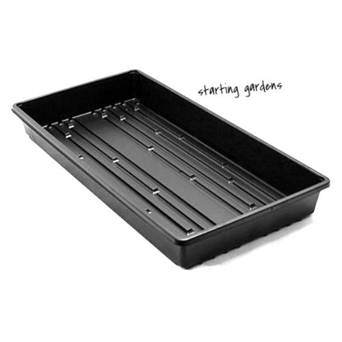 Seed Starting Tray (Qty.10) Solid No Drain Holes, Seed Starter Tray, Wheat Grass