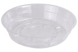 Plant Saucer, Vinyl 6 inch, 10 Pack , 6" Clear Saucers for Planters and Pots