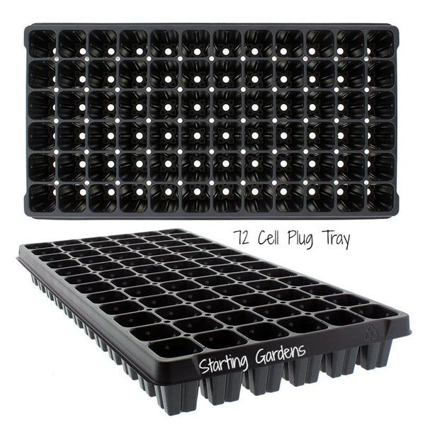 72 cell Plug Trays, (Qty. 10) Seed Starting trays, Cloning, Propagation