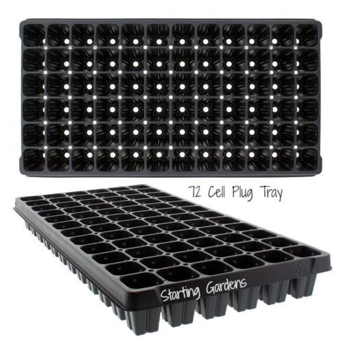 72 cell Plug Trays, (Qty. 5) Seed Starting trays, Cloning, Propagation Flats-Starting Gardens