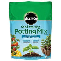 Miracle Grow Seed Starting Mix, 8 Qt., Soil For Seed Germination And Cuttings-Starting Gardens