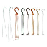 Plastic Hanger, Green Replacement Hangers for Hanging Baskets, (Qty. 5)-Starting Gardens
