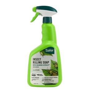 safer soap insecticide label Safer Insect Killing Soap, Safe around pets and children, 24 oz, Ready – Starting Gardens